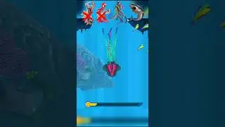 Игра Hungry Shark Evolution: Гигантская акула против Робо-акулы 🦈 Король 👑 #новые #шорты