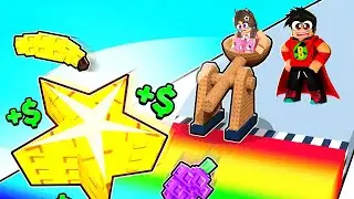 AYBÜKE İLE MEYVE YETİŞTİRDİK VE FIRLATTIK 😂 Roblox Launch a Fruit