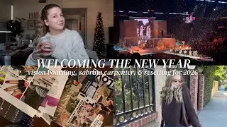 WEEKLY VLOG: vision boarding, sabrina carpenter, & resetting for the new year