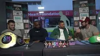 SM Fightclub Press Conference Sam Ballagh Vs Luke Boswell