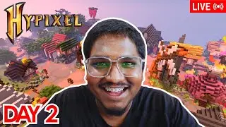 🔴Day 2 of Exploring Hypixel Skyblock In Minecraft