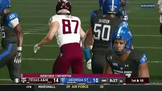 2030  Y6 BCS Championship Game # 8 Texas A&M vs #2 Georgia State prt 1  (Part 3/3)