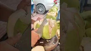 Top Techniques Peeling Big Coconut #viral