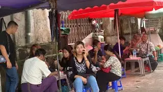 Myanmar 🇲🇲 People&rsquo;s Street Lunch Food Life In Yangon