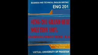 Eng 201 grand quiz  100% correct solution