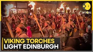 Edinburgh Lights Up as Viking Torch Parade Kicks Off Hogmanay 2026 | WION