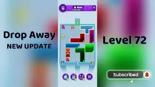 Drop Away Level 72 Walkthrough - NEW UPDATE | Step-by-Step Guide 🧠 | SolutionGuruji