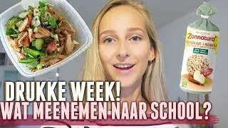 GEZONDE SNACKS/ LUNCH IDEEËN VOOR SCHOOL! ♡ STUDENTEN WEEKVLOG 62