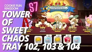 Cookie Run Kingdom Tower Of Sweet Chaos Tray 102, Tray 103 & Tray 104