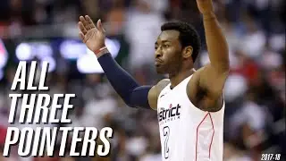 John Wall All 66 Made 3-Pointers Of The 2017-18 NBA Season