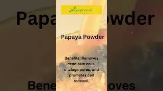 Remove dead skin cells #unclogpores #glowskin with easily available fruit at home! #papaya #natural