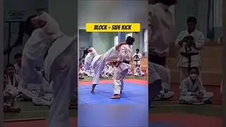 Intercepting a Karate Kick with Perfect Timing and Counterattack #karatekick #selfdefense