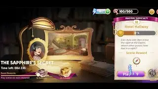 June's Journey Secrets 31 Scene 18 Hotel Hallway Word Mode 4k HD 