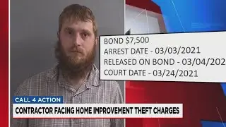 Contractor arrested on charges of home improvement theft