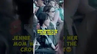 JENNIE&rsquo;S MOM WATCHING AT JENCHELLA😱😍 #jennie #jenchella #coachella