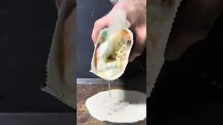 Juicy Stuffed Wrap Bite 🤤 Ultimate Street Food #shorts