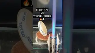 🔥 Duct Tape vs Torch Lighter 🔥 #ytshorts