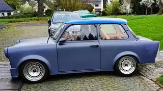 Tuning Trabant 601 classic car is running again