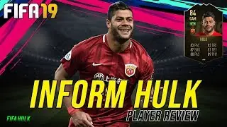 FIFA 19 IF HULK REVIEW | FUT19 INFORM 84 HULK REVIEW w/ DETAILED PERFORMANCE STATS