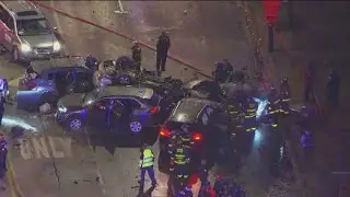 Multi-car crash on Chicago's South Side
