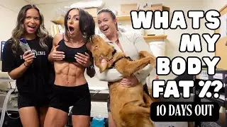 TESTING MY BODY FAT AT 10 DAYS OUT & comparing it to before | 2024 Bikini Prep Ep. 10