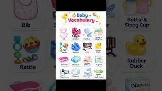 Learn daily-use baby words with pictures 👶✨