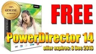 FREE Video Editing Software: CyberLink PowerDirector 14 (Authentic Genuine, offer exp. Dec 8, 2016)