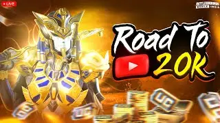 LIVE 🔴| BGMI MOBILE ROAD TO 20K SUBS 😎 | HDR + EXTREME Gameplay | #pubgmobilelive #bgmi #bgmilive