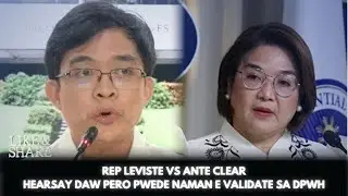 REP LEVISTE VS ANTE CLEAR HEARSAY DAW PERO PWEDE NAMAN E VALIDATE SA DPWH