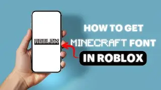 How To Get Minecraft Font in Roblox Mobile | Full Guide 2025