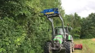 Taille haie, elagage agricole,avec broyeur d'accotement. sarlgillett.com slanetrac.ie .SA1000