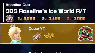 Mario kart tour Rosalina 3DS Rosalina&rsquo;s ice world R/T (Rosalina cup)(holiday tour 2025)