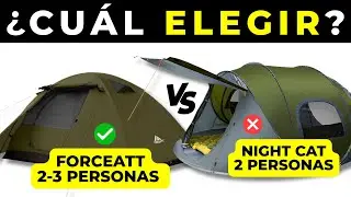 Tienda de Campaña Forceatt 2 Personas vs Night Cat 2 Personas | 🤔 ¿CUÁL es MEJOR?