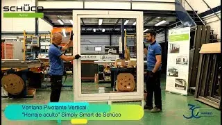 Ventana Pivotante Vertical con 