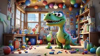 Dodo Dino Draws a Dinosaur | Fun Drawing Song for Kids | Nursery Rhymes and Baby Songs