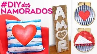 3 Ideias de DECORAÇÃO DE CASA gastando pouco | #DIYdosNamorados | Do Sofá