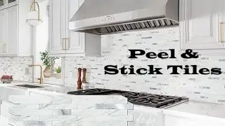 HOW TO INSTALL PEEL & STICK WALL TILES - in Laundry room, kitchen, bathroom