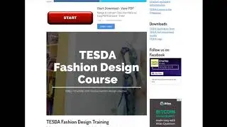 TESDA Fashion Design Course 2019