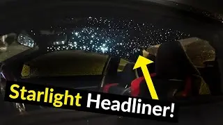 How to install a starlight headliner in any car! (THE RIGHT WAY)