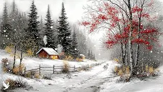 Peaceful winter music 2026❄️ relaxing winter melodies for stress relief, peaceful mind
