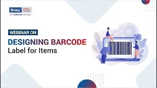 Designing Bar-Code Label for Items - A Step by Step Guide (Hindi)