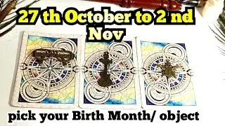 Hindi:27th October to2 nd Nov🌟 साप्ताहिकTarot card ReadingLove💕work 💵 Finances psychic reading
