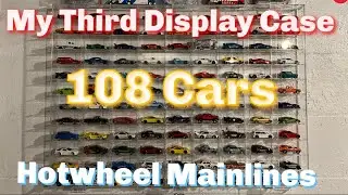 Showing Off My Third Hotwheels Display Case!