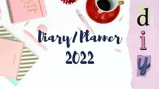 DIY Diary/ Planner 2022 #newyear2022 #planner