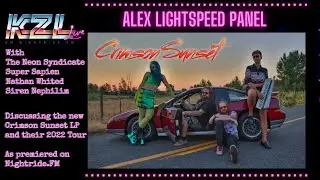 KZL Live Interview | Alex Lightspeed & the Most Excellent Band | 7-28-2022 on Nightride.fm