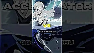 Accelerator Vs Gojo #accelerator #gojo #jujutsukaisen #vsshorts