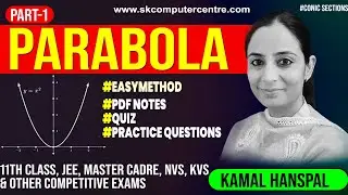 PARABOLA PART 1 | 11th Class , Jee, Master CadreNvs, Kvs