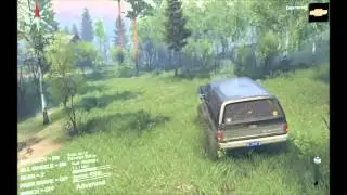SpinTires 8/11/15 Mods SiD 75 Blazer Mud Bogging