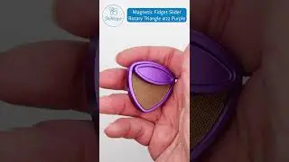 Skilltoyz magnetic fidget slider rotating two layer purple design 22