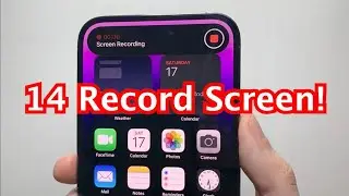 Как записать экран на iPhone 14 / 14 Pro!